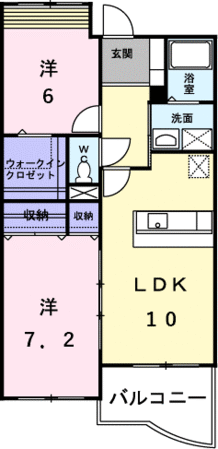 シルクスクェアの物件間取画像